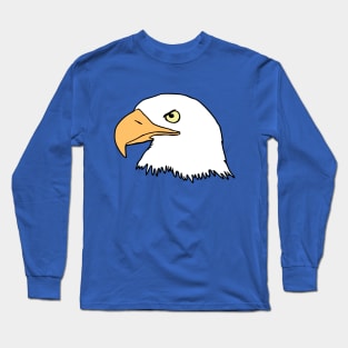 Bald Eagle Head Long Sleeve T-Shirt